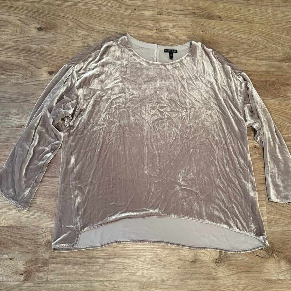 Eileen Fisher Velvet tunic